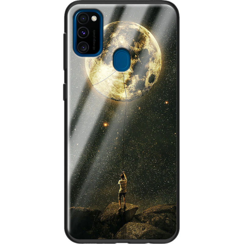 Защитный чехол BoxFace Glossy Panel Samsung Galaxy M21 Reach for the Moon