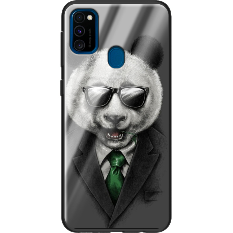 Защитный чехол BoxFace Glossy Panel Samsung Galaxy M21 Cool Panda