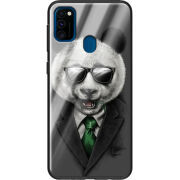 Защитный чехол BoxFace Glossy Panel Samsung Galaxy M21 Cool Panda