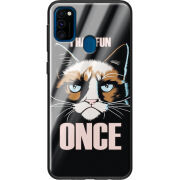 Защитный чехол BoxFace Glossy Panel Samsung Galaxy M21 
