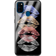 Защитный чехол BoxFace Glossy Panel Samsung Galaxy M21 Lips