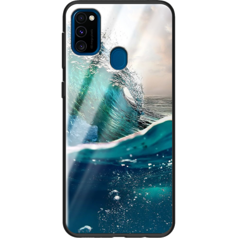 Защитный чехол BoxFace Glossy Panel Samsung Galaxy M21 Waterwave