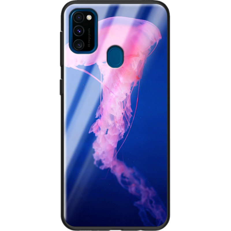 Защитный чехол BoxFace Glossy Panel Samsung Galaxy M21 Jellyfish