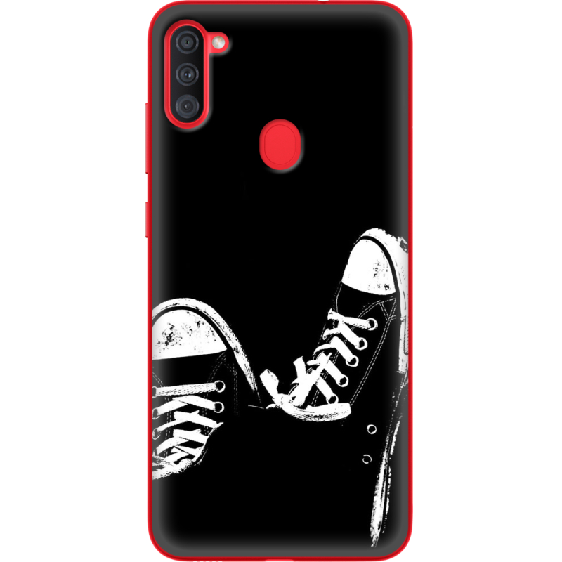 Чехол BoxFace Samsung Galaxy A11 (A115) Black Sneakers