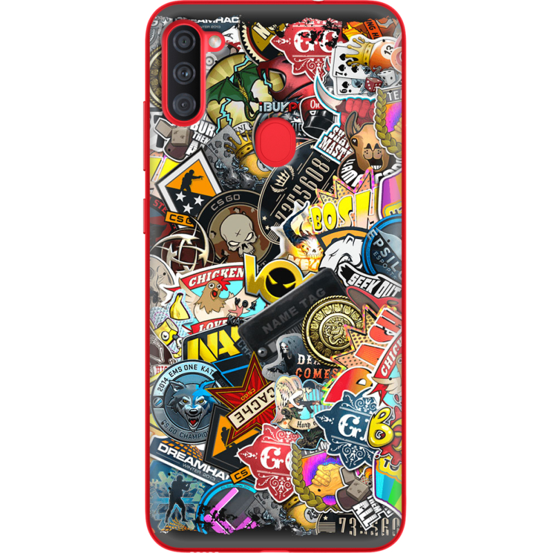 Чехол BoxFace Samsung Galaxy A11 (A115) CS:Go Stickerbombing