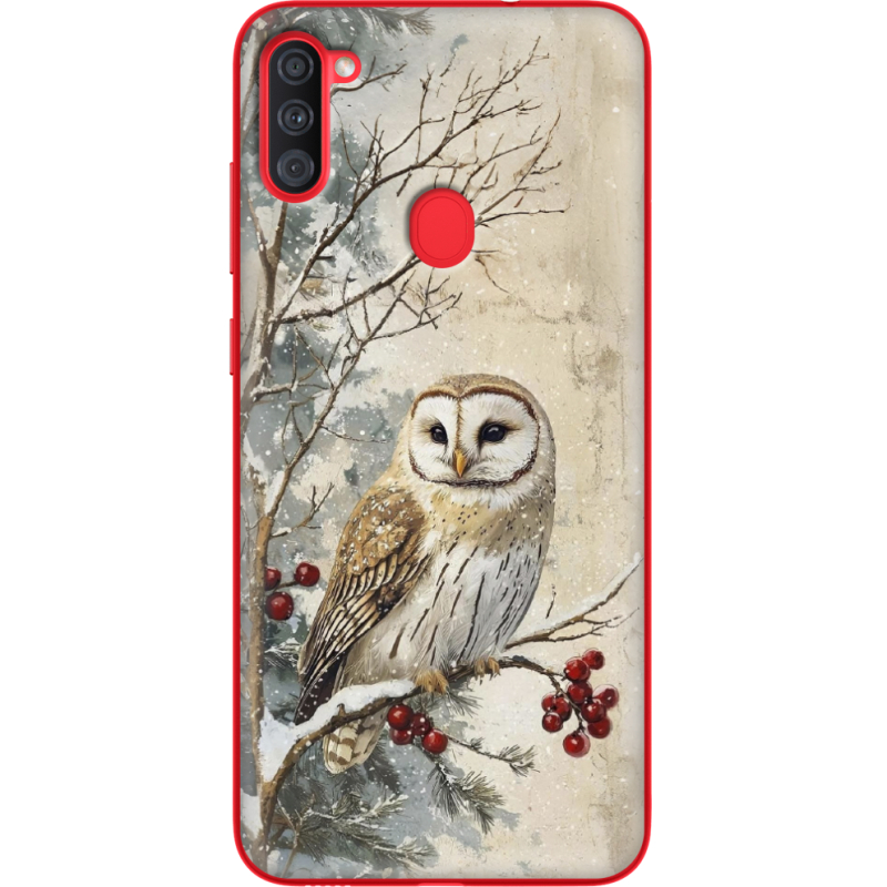 Чехол BoxFace Samsung Galaxy A11 (A115) Christmas Owl