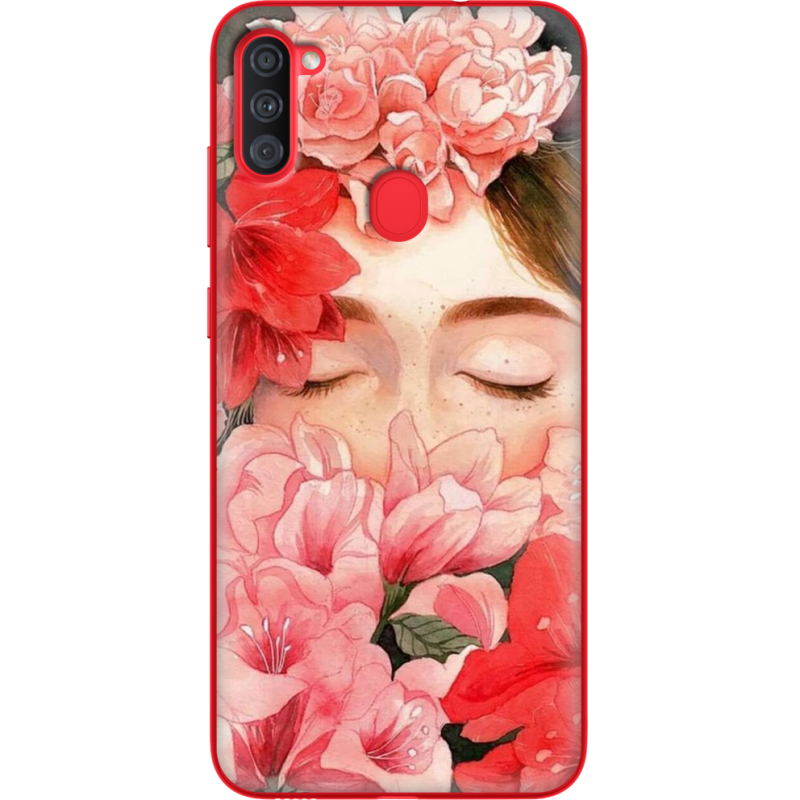Чехол BoxFace Samsung Galaxy A11 (A115) Girl in Flowers