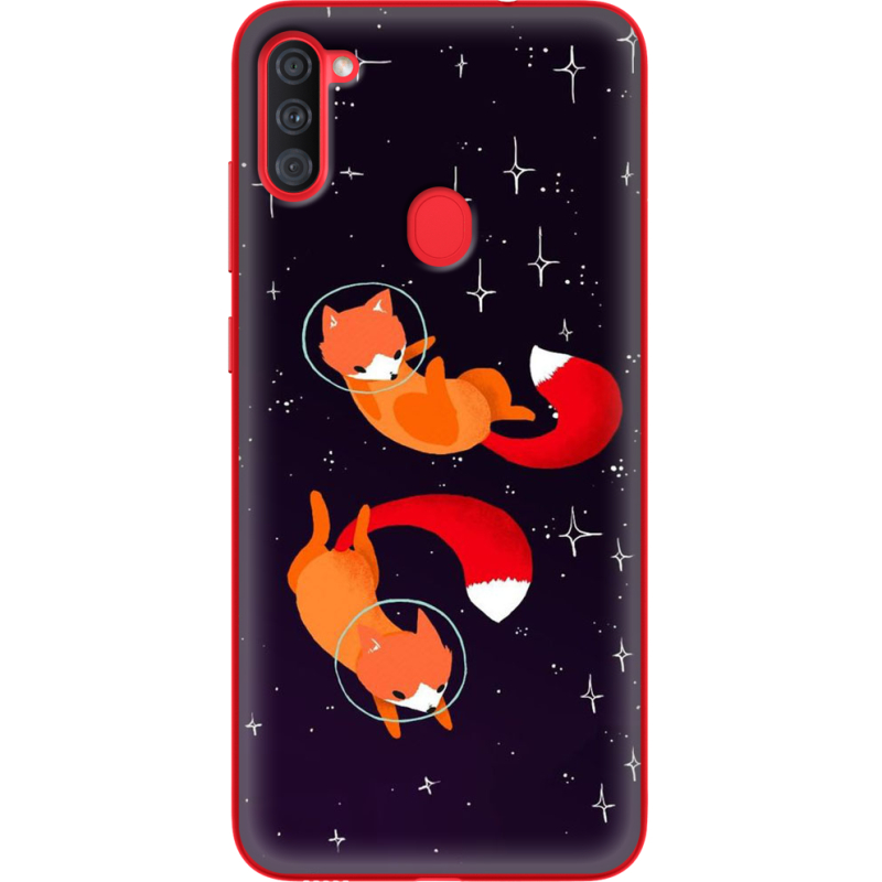 Чехол BoxFace Samsung Galaxy A11 (A115) Fox-Astronauts