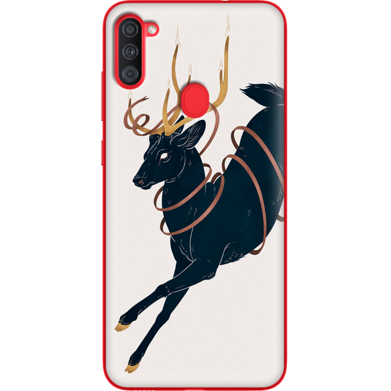 Чехол BoxFace Samsung Galaxy A11 (A115) Black Deer