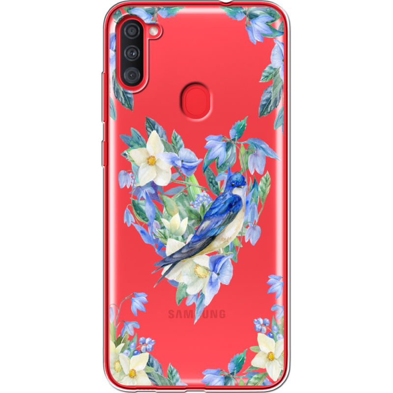 Прозрачный чехол BoxFace Samsung Galaxy A11 (A115) Spring Bird