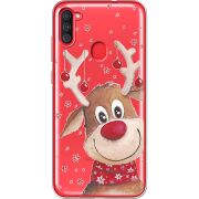 Прозрачный чехол BoxFace Samsung Galaxy A11 (A115) Winter Deer