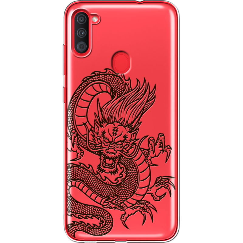 Прозрачный чехол BoxFace Samsung Galaxy A11 (A115) Chinese Dragon