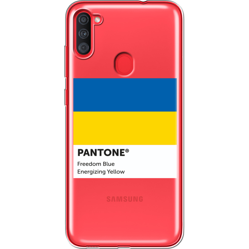 Прозрачный чехол BoxFace Samsung Galaxy A11 (A115) Pantone вільний синій