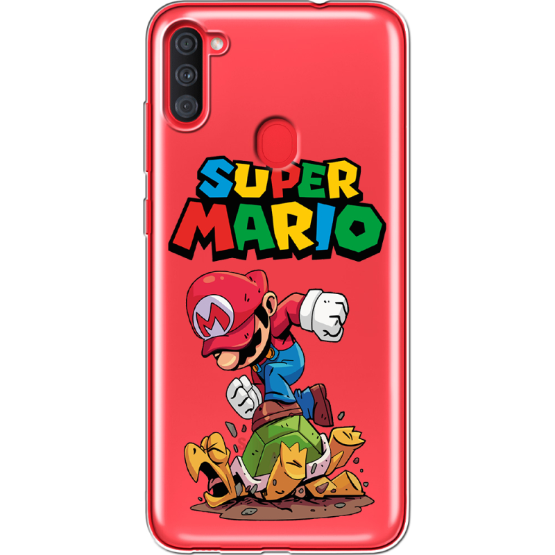 Прозрачный чехол BoxFace Samsung Galaxy A11 (A115) Super Mario