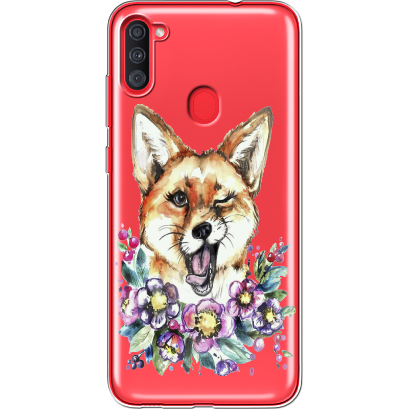 Прозрачный чехол BoxFace Samsung Galaxy A11 (A115) Winking Fox