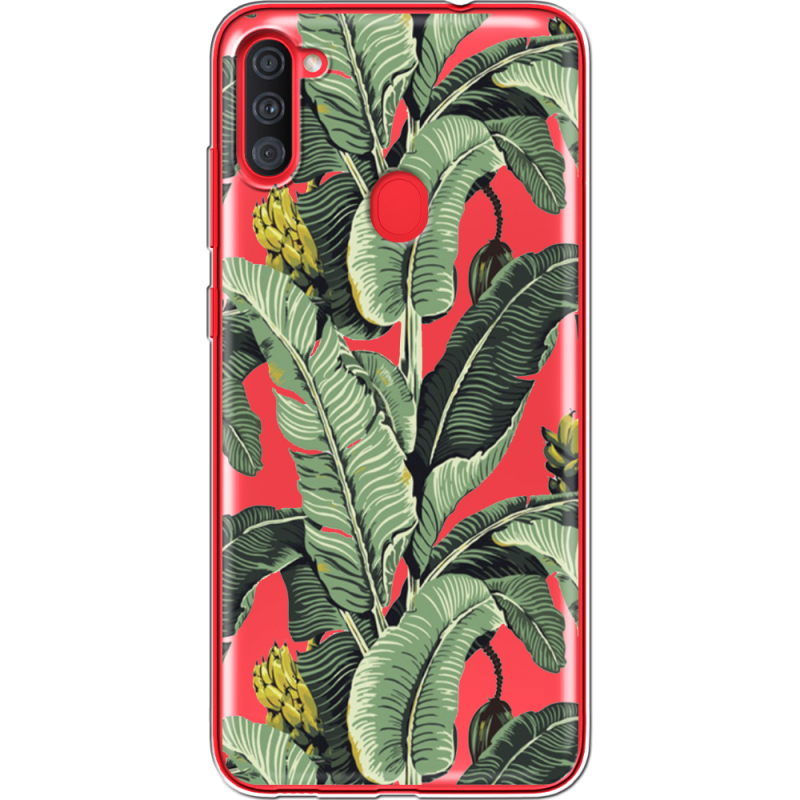 Прозрачный чехол BoxFace Samsung Galaxy A11 (A115) Banana Leaves