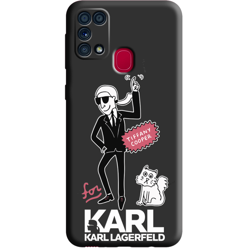 Черный чехол BoxFace Samsung M315 Galaxy M31 For Karl