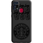 Черный чехол BoxFace Samsung M315 Galaxy M31 Black Coffee