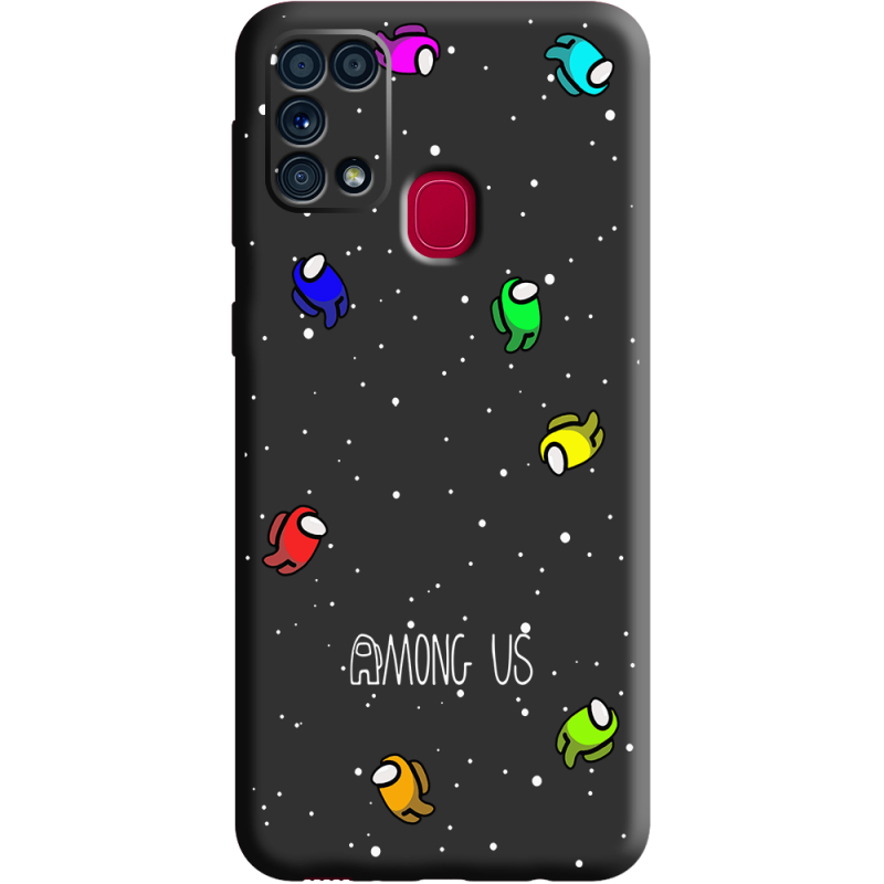 Черный чехол BoxFace Samsung M315 Galaxy M31 Among Us Invisible