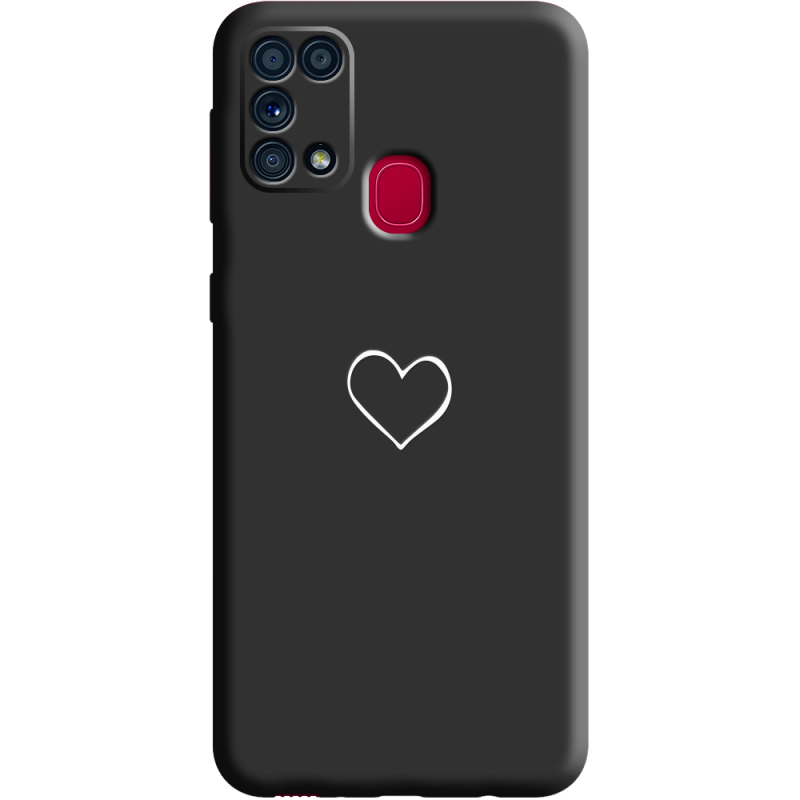 Черный чехол BoxFace Samsung M315 Galaxy M31 My Heart