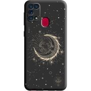 Черный чехол BoxFace Samsung M315 Galaxy M31 Moon