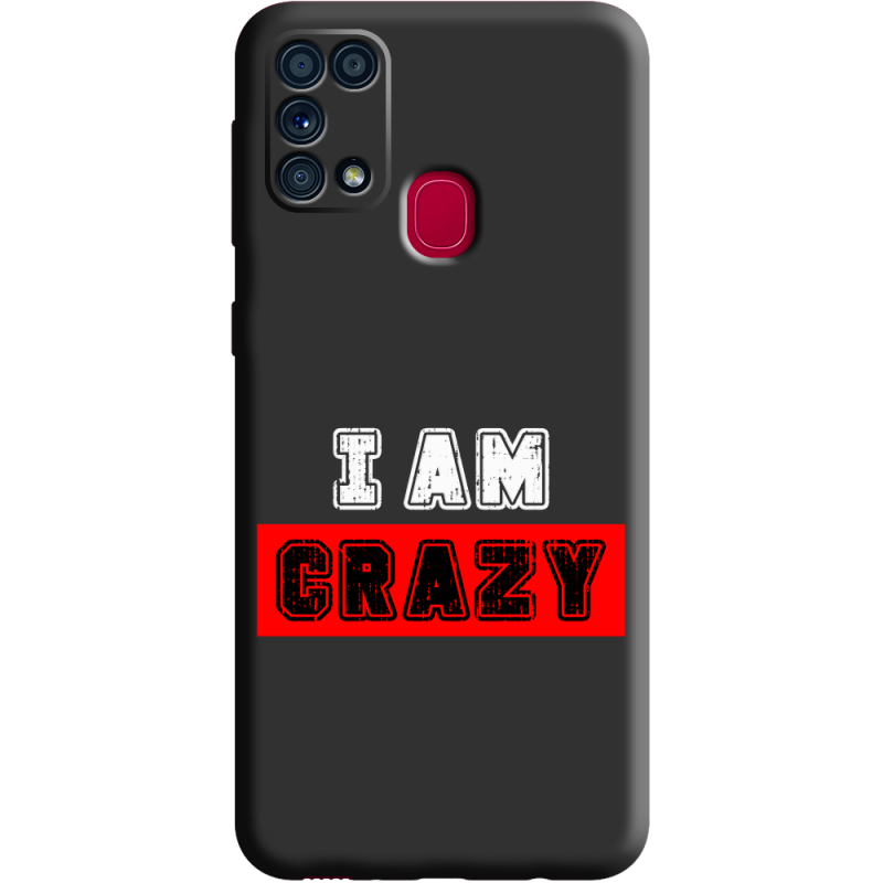 Черный чехол BoxFace Samsung M315 Galaxy M31 I'm Crazy