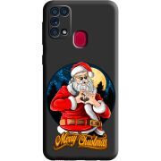 Черный чехол BoxFace Samsung M315 Galaxy M31 Cool Santa