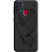 Черный чехол BoxFace Samsung M315 Galaxy M31 Dove