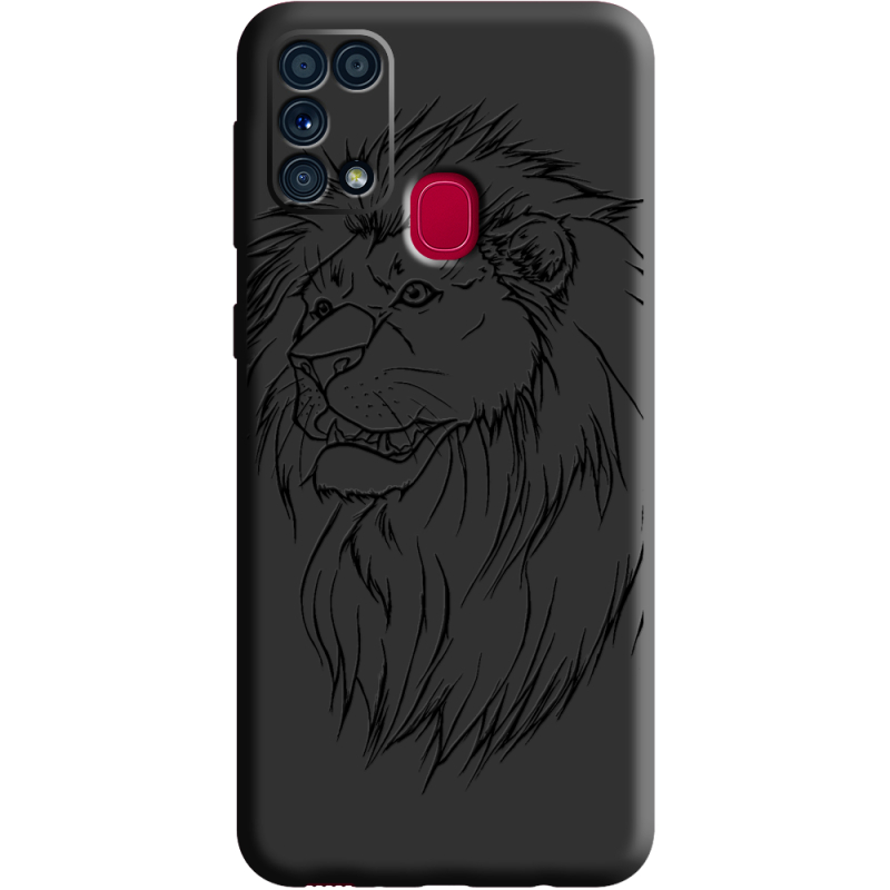 Черный чехол BoxFace Samsung M315 Galaxy M31 Lion