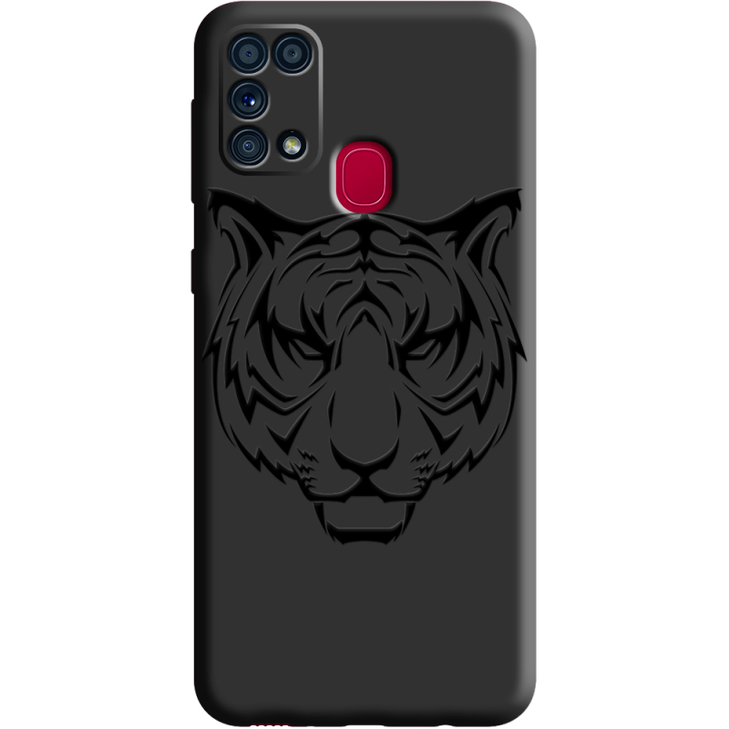 Черный чехол BoxFace Samsung M315 Galaxy M31 Tiger