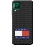 Черный чехол BoxFace Huawei P40 Lite Tommy Print