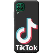 Черный чехол BoxFace Huawei P40 Lite Tik Tok