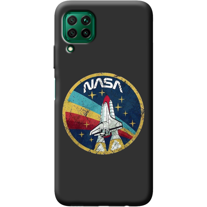 Черный чехол BoxFace Huawei P40 Lite NASA