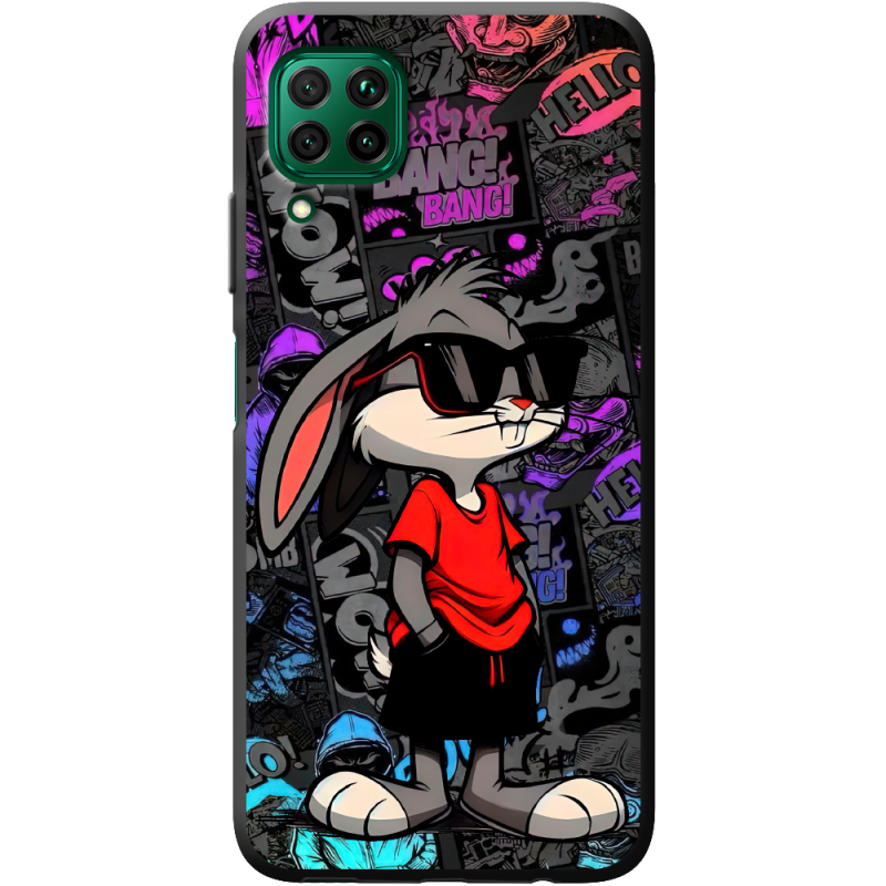 Черный чехол BoxFace Huawei P40 Lite Малий вухань