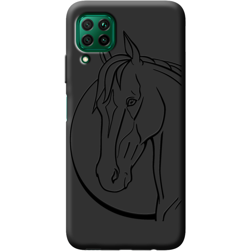 Черный чехол BoxFace Huawei P40 Lite Horse