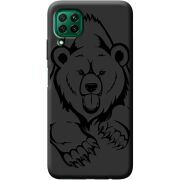 Черный чехол BoxFace Huawei P40 Lite Grizzly Bear