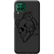 Черный чехол BoxFace Huawei P40 Lite Skull and Roses