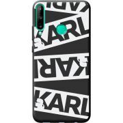 Черный чехол BoxFace Huawei P40 Lite E White Karl