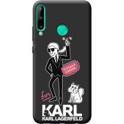 Черный чехол BoxFace Huawei P40 Lite E For Karl