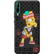 Черный чехол BoxFace Huawei P40 Lite E Yellow Fun