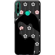 Черный чехол BoxFace Huawei P40 Lite E Flower Hair