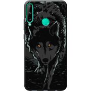 Черный чехол BoxFace Huawei P40 Lite E Wolf