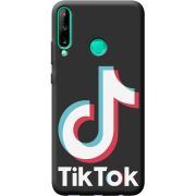 Черный чехол BoxFace Huawei P40 Lite E Tik Tok