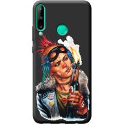 Черный чехол BoxFace Huawei P40 Lite E Tanker Girl