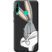 Черный чехол BoxFace Huawei P40 Lite E Lucky Rabbit