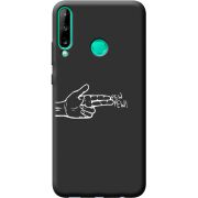 Черный чехол BoxFace Huawei P40 Lite E Pew Pew