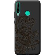 Черный чехол BoxFace Huawei P40 Lite E Chinese Dragon