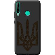 Черный чехол BoxFace Huawei P40 Lite E Ukrainian Trident