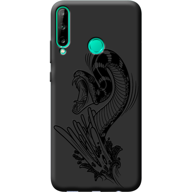 Черный чехол BoxFace Huawei P40 Lite E Snake