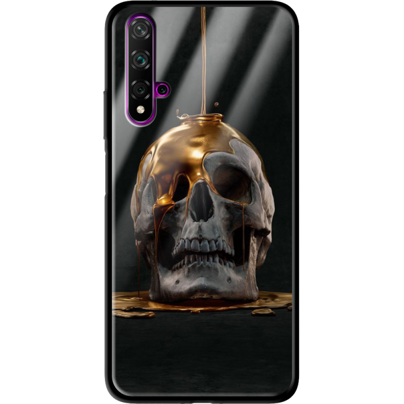 Защитный чехол BoxFace Glossy Panel Honor 20 Gold Skull